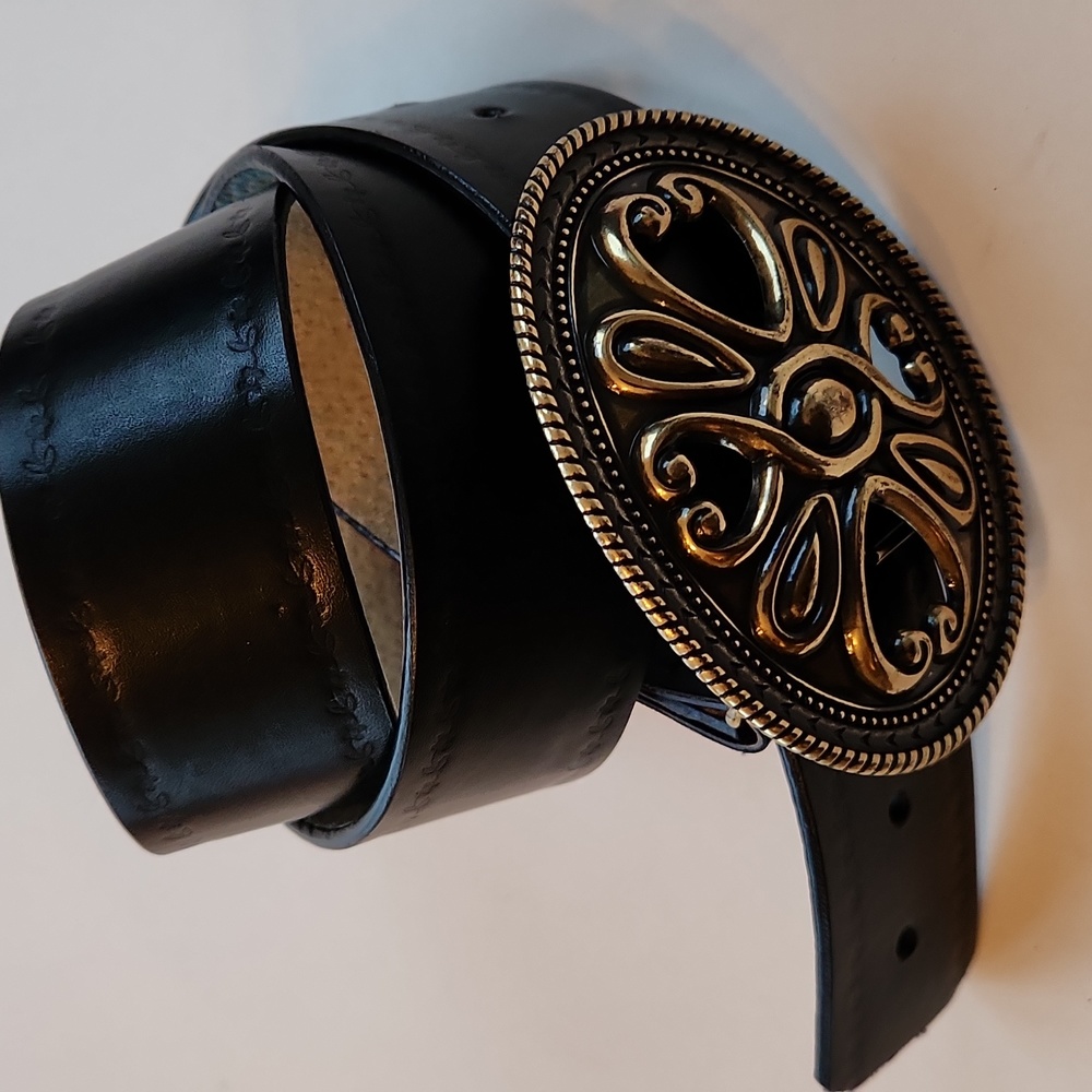 Levi's Strauss Signature Black Leather Belt